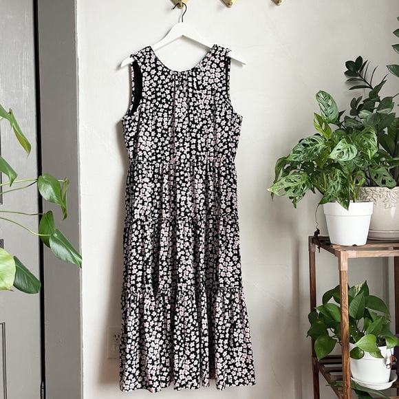 J. Crew Dresses & Skirts - J Crew Tiered Midi Dress in Poppy Garden